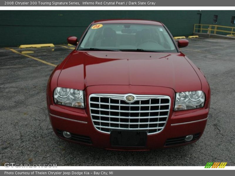 Inferno Red Crystal Pearl / Dark Slate Gray 2008 Chrysler 300 Touring Signature Series