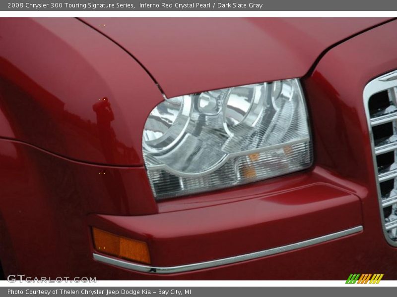 Inferno Red Crystal Pearl / Dark Slate Gray 2008 Chrysler 300 Touring Signature Series