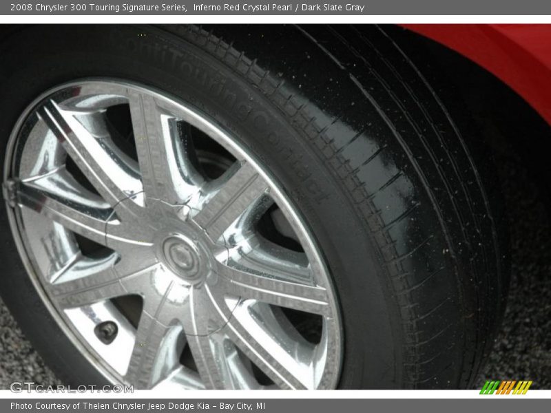 Inferno Red Crystal Pearl / Dark Slate Gray 2008 Chrysler 300 Touring Signature Series