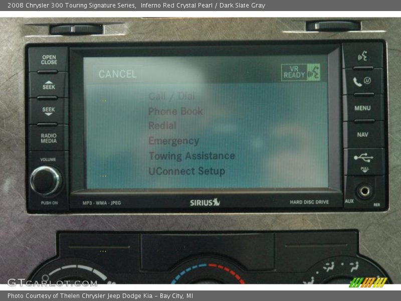 Inferno Red Crystal Pearl / Dark Slate Gray 2008 Chrysler 300 Touring Signature Series
