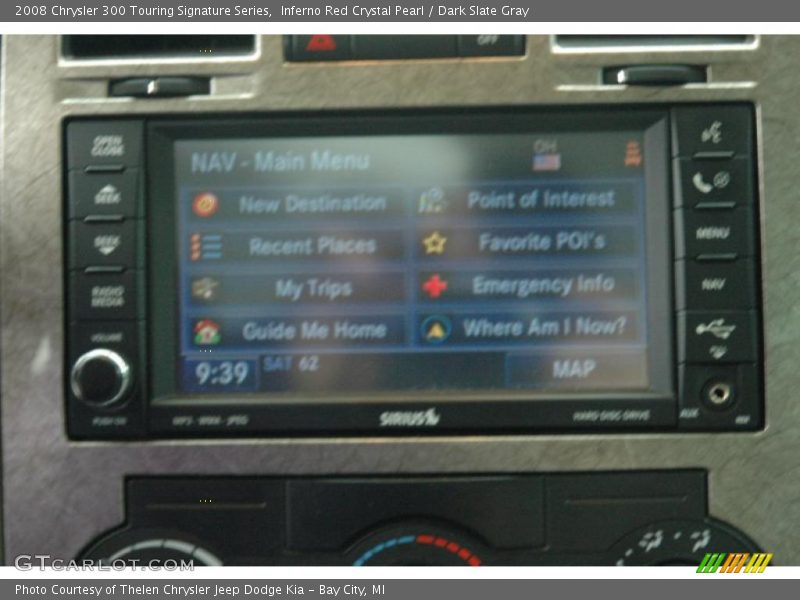Inferno Red Crystal Pearl / Dark Slate Gray 2008 Chrysler 300 Touring Signature Series