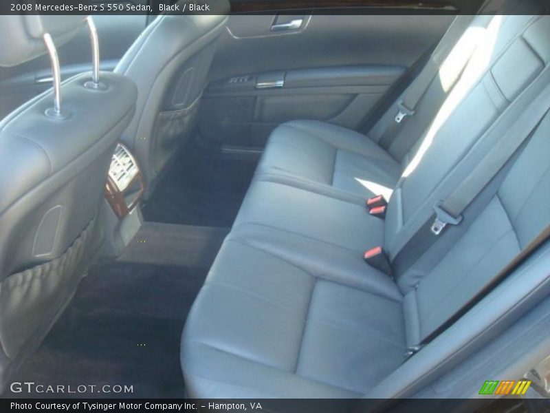 Black / Black 2008 Mercedes-Benz S 550 Sedan