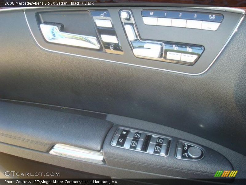 Black / Black 2008 Mercedes-Benz S 550 Sedan