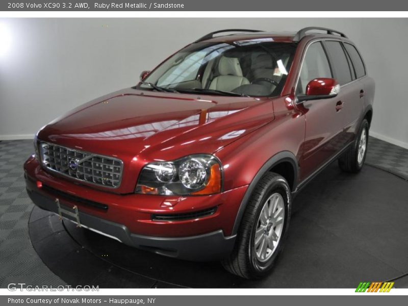 Ruby Red Metallic / Sandstone 2008 Volvo XC90 3.2 AWD