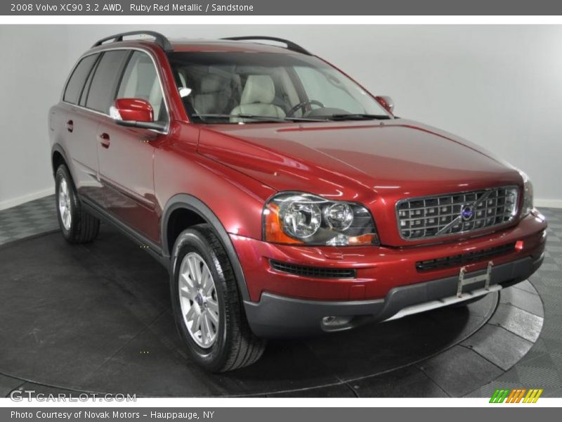 Ruby Red Metallic / Sandstone 2008 Volvo XC90 3.2 AWD