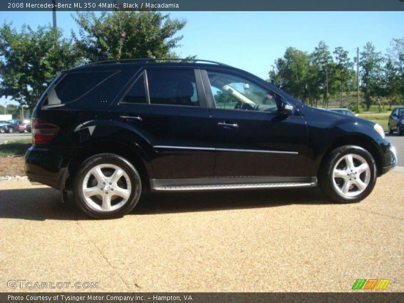 Black / Macadamia 2008 Mercedes-Benz ML 350 4Matic