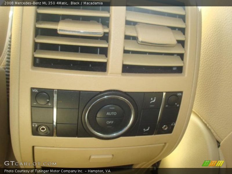 Black / Macadamia 2008 Mercedes-Benz ML 350 4Matic