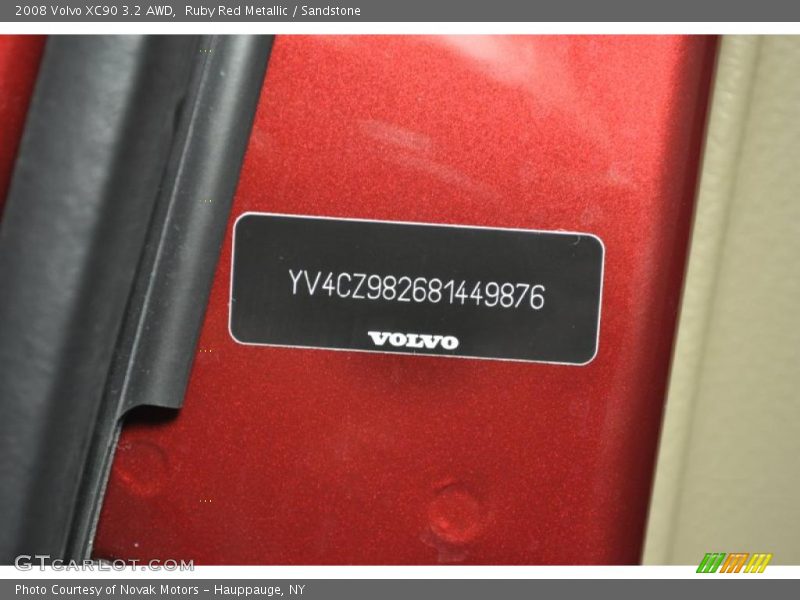 Ruby Red Metallic / Sandstone 2008 Volvo XC90 3.2 AWD