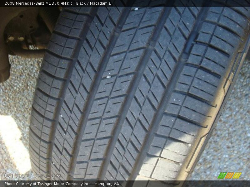 Black / Macadamia 2008 Mercedes-Benz ML 350 4Matic
