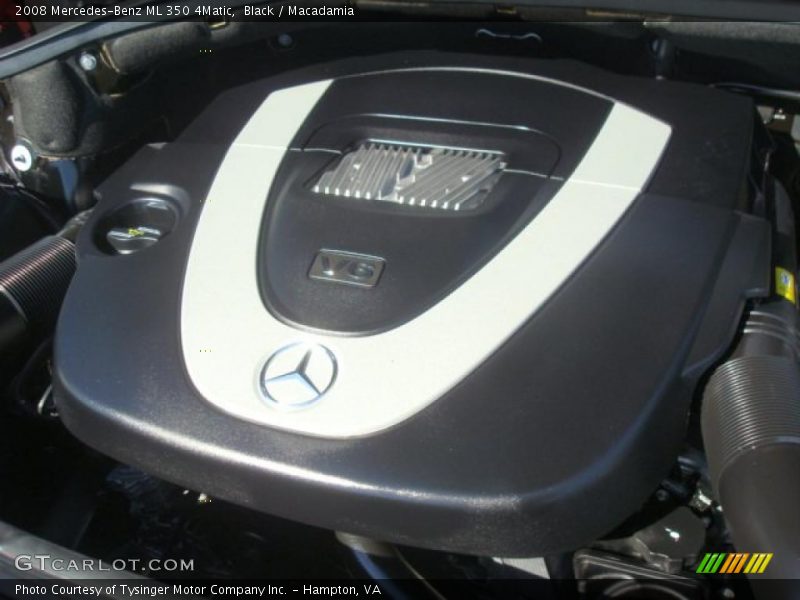 Black / Macadamia 2008 Mercedes-Benz ML 350 4Matic