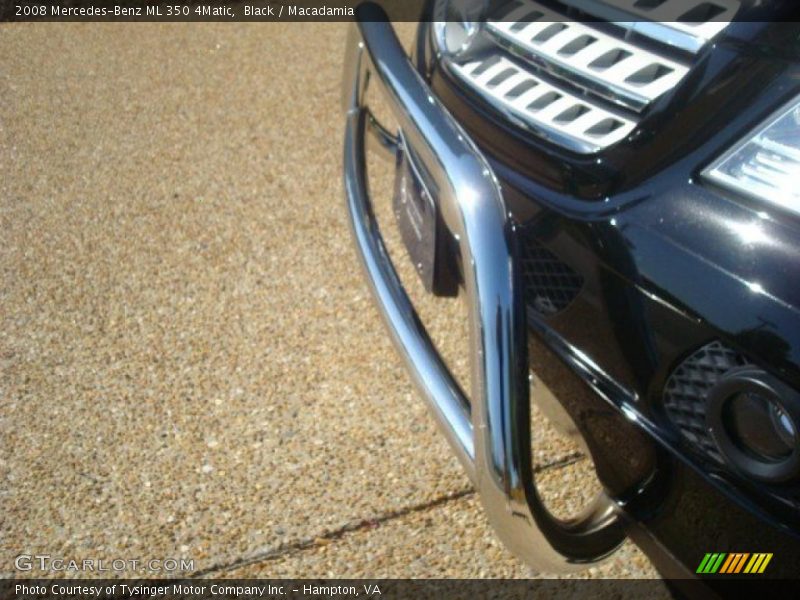Black / Macadamia 2008 Mercedes-Benz ML 350 4Matic