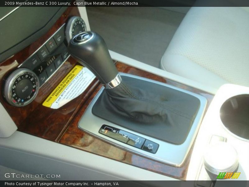 Capri Blue Metallic / Almond/Mocha 2009 Mercedes-Benz C 300 Luxury