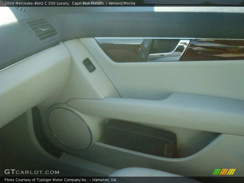 Capri Blue Metallic / Almond/Mocha 2009 Mercedes-Benz C 300 Luxury