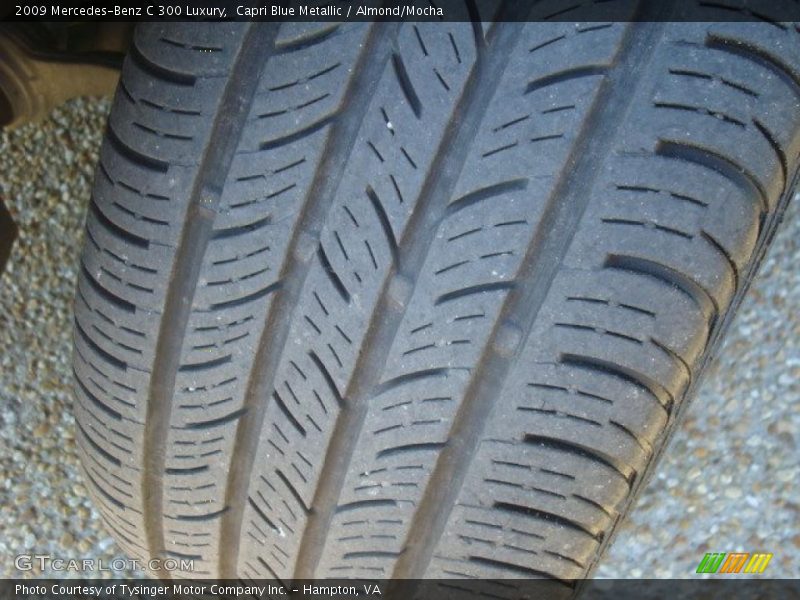 Capri Blue Metallic / Almond/Mocha 2009 Mercedes-Benz C 300 Luxury