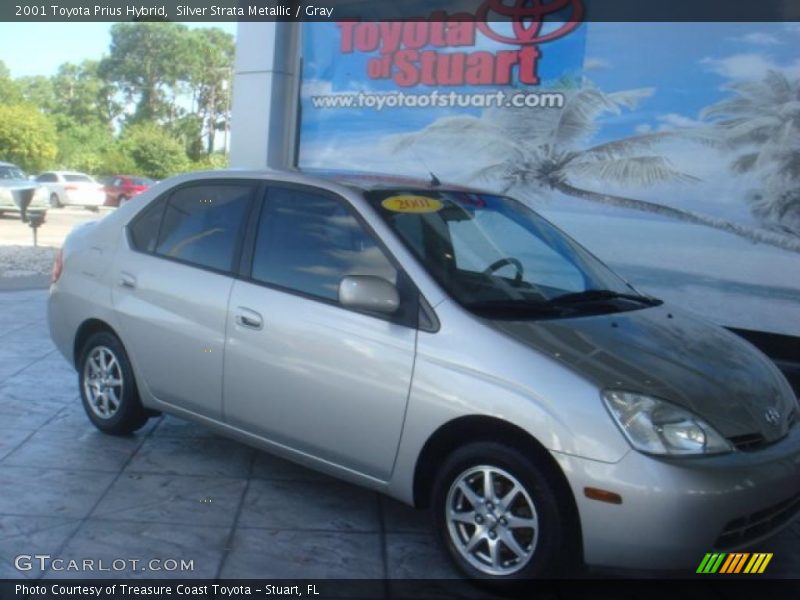 Silver Strata Metallic / Gray 2001 Toyota Prius Hybrid