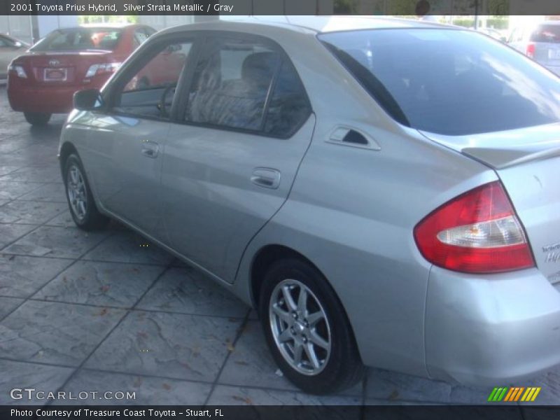 Silver Strata Metallic / Gray 2001 Toyota Prius Hybrid