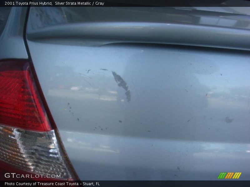 Silver Strata Metallic / Gray 2001 Toyota Prius Hybrid