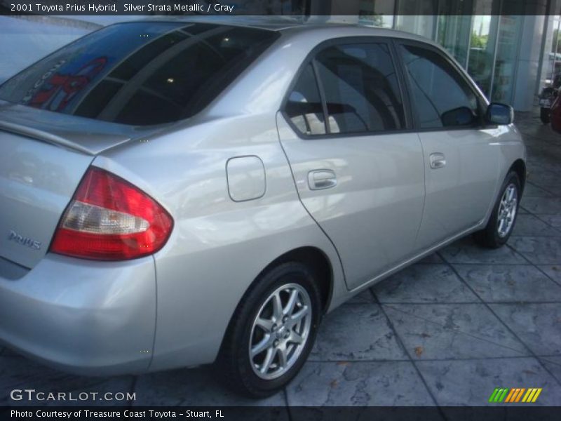 Silver Strata Metallic / Gray 2001 Toyota Prius Hybrid