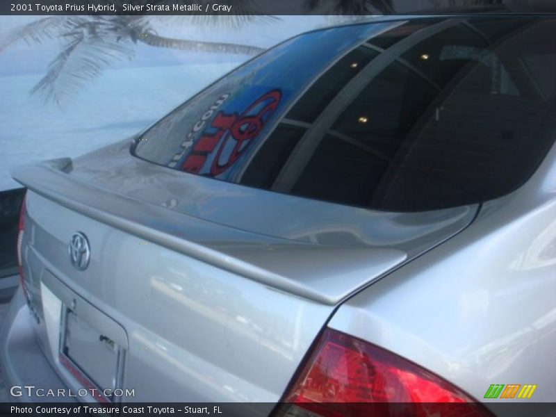 Silver Strata Metallic / Gray 2001 Toyota Prius Hybrid