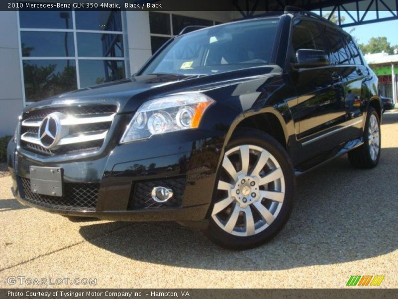 Black / Black 2010 Mercedes-Benz GLK 350 4Matic