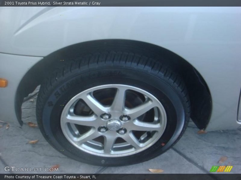 Silver Strata Metallic / Gray 2001 Toyota Prius Hybrid
