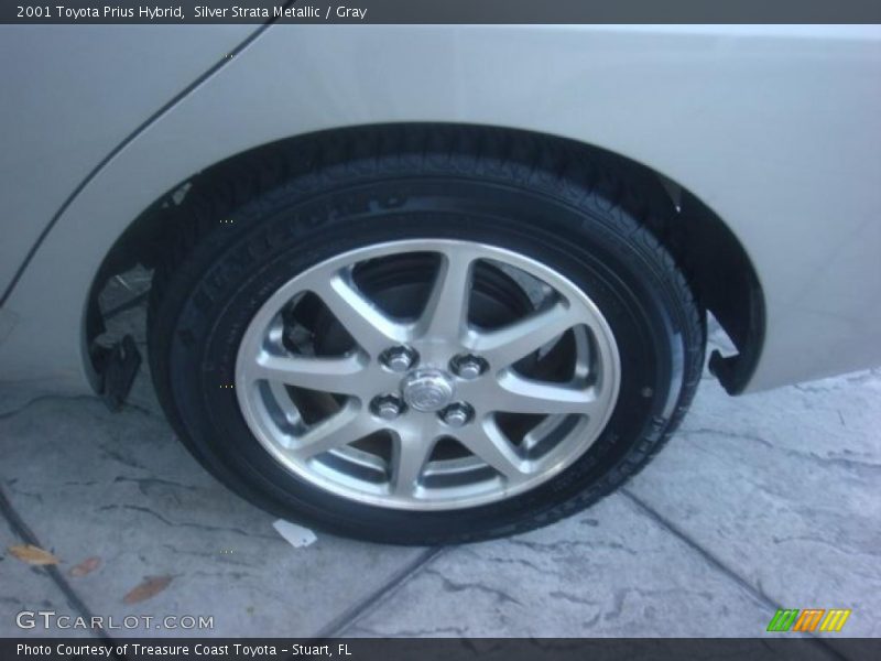 Silver Strata Metallic / Gray 2001 Toyota Prius Hybrid
