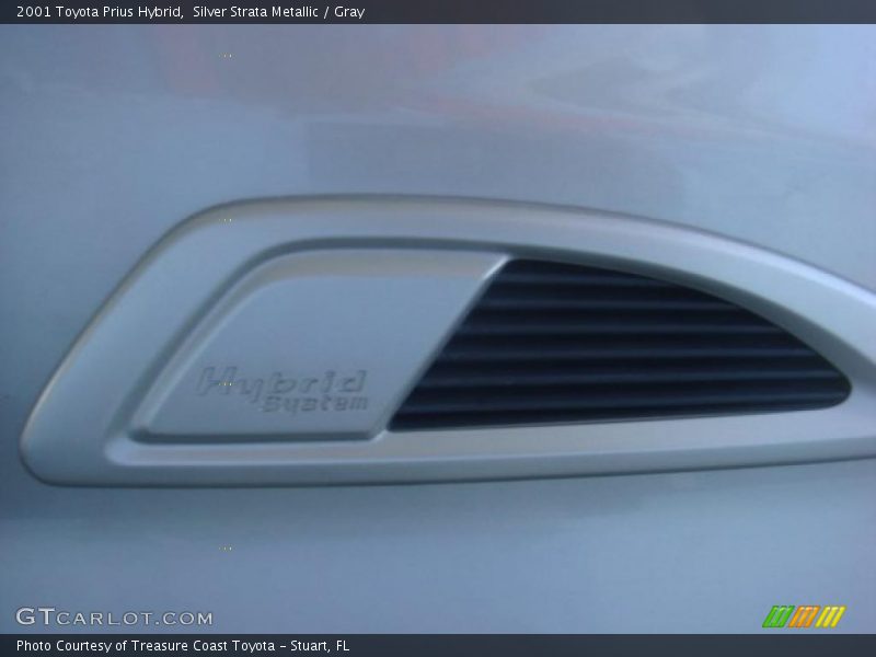Silver Strata Metallic / Gray 2001 Toyota Prius Hybrid