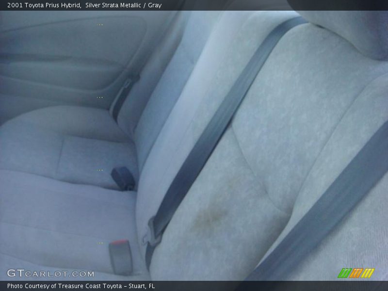 Silver Strata Metallic / Gray 2001 Toyota Prius Hybrid