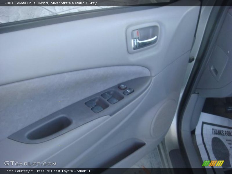 Silver Strata Metallic / Gray 2001 Toyota Prius Hybrid