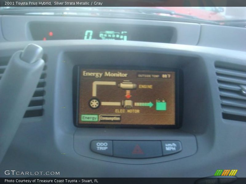 Silver Strata Metallic / Gray 2001 Toyota Prius Hybrid