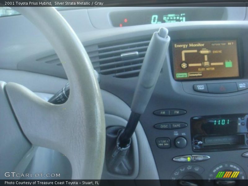 Silver Strata Metallic / Gray 2001 Toyota Prius Hybrid