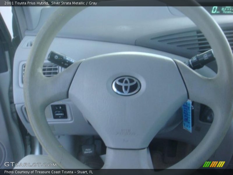 Silver Strata Metallic / Gray 2001 Toyota Prius Hybrid