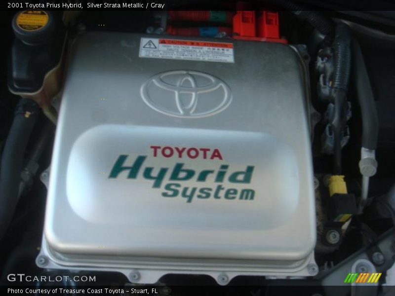 Silver Strata Metallic / Gray 2001 Toyota Prius Hybrid