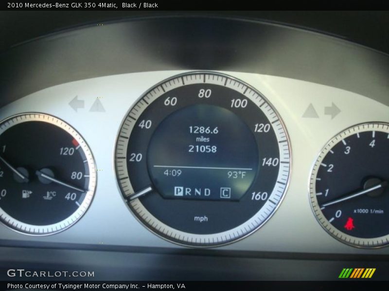 Black / Black 2010 Mercedes-Benz GLK 350 4Matic