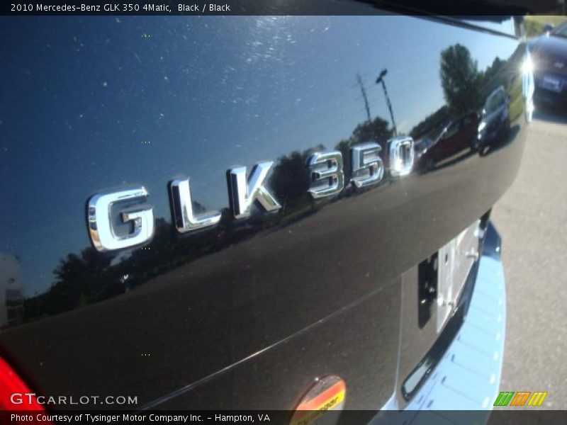 Black / Black 2010 Mercedes-Benz GLK 350 4Matic