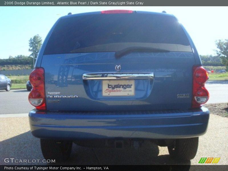 Atlantic Blue Pearl / Dark Slate Gray/Light Slate Gray 2006 Dodge Durango Limited