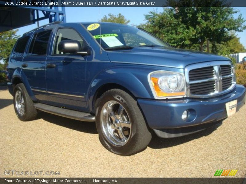 Atlantic Blue Pearl / Dark Slate Gray/Light Slate Gray 2006 Dodge Durango Limited