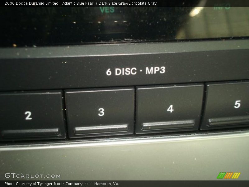 Atlantic Blue Pearl / Dark Slate Gray/Light Slate Gray 2006 Dodge Durango Limited