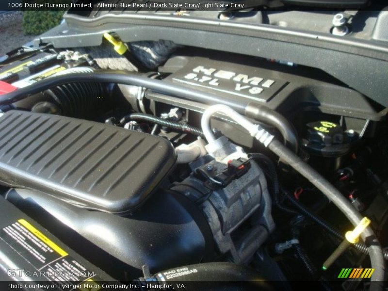 Atlantic Blue Pearl / Dark Slate Gray/Light Slate Gray 2006 Dodge Durango Limited