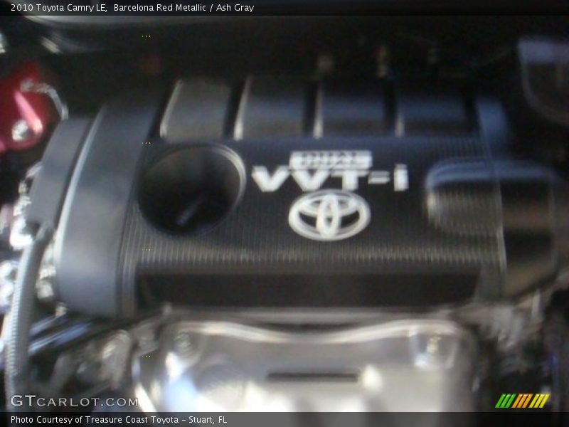 Barcelona Red Metallic / Ash Gray 2010 Toyota Camry LE