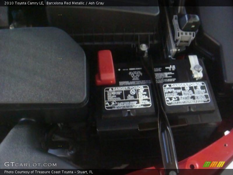 Barcelona Red Metallic / Ash Gray 2010 Toyota Camry LE