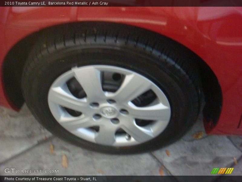 Barcelona Red Metallic / Ash Gray 2010 Toyota Camry LE