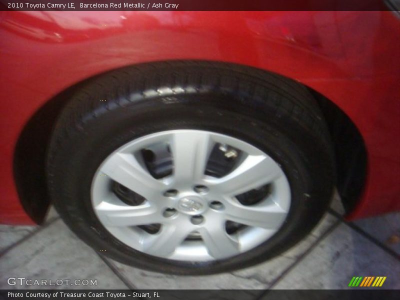 Barcelona Red Metallic / Ash Gray 2010 Toyota Camry LE