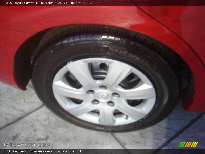 Barcelona Red Metallic / Ash Gray 2010 Toyota Camry LE