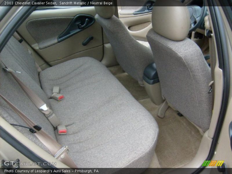 Sandrift Metallic / Neutral Beige 2003 Chevrolet Cavalier Sedan
