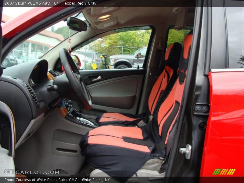 Chili Pepper Red / Gray 2007 Saturn VUE V6 AWD