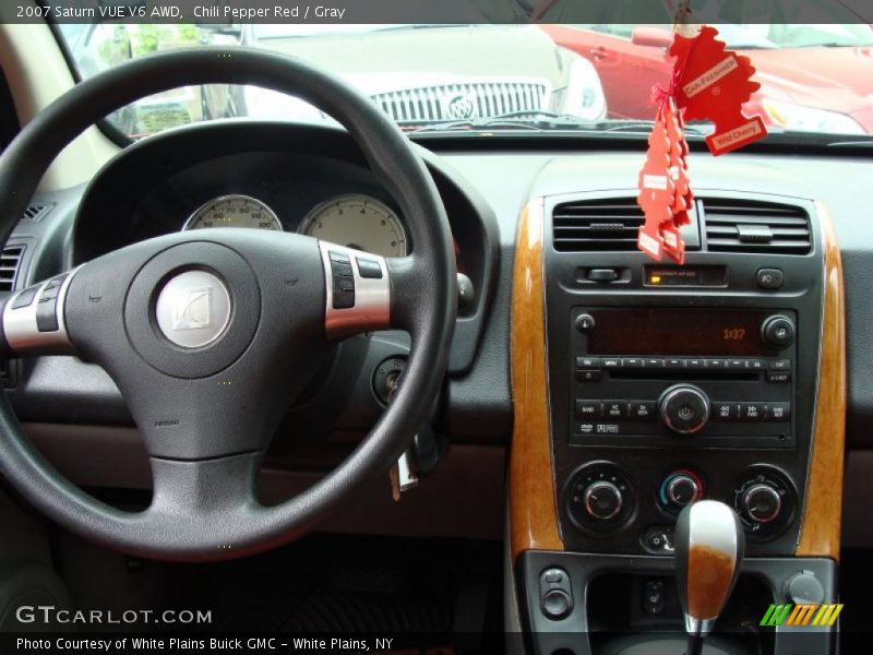 Chili Pepper Red / Gray 2007 Saturn VUE V6 AWD