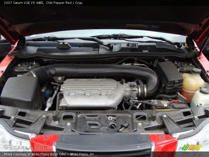 Chili Pepper Red / Gray 2007 Saturn VUE V6 AWD