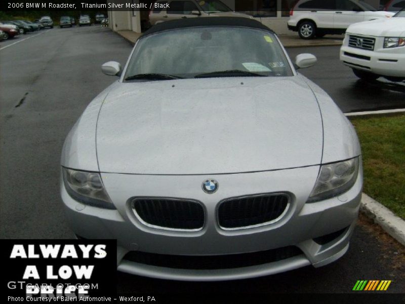 Titanium Silver Metallic / Black 2006 BMW M Roadster