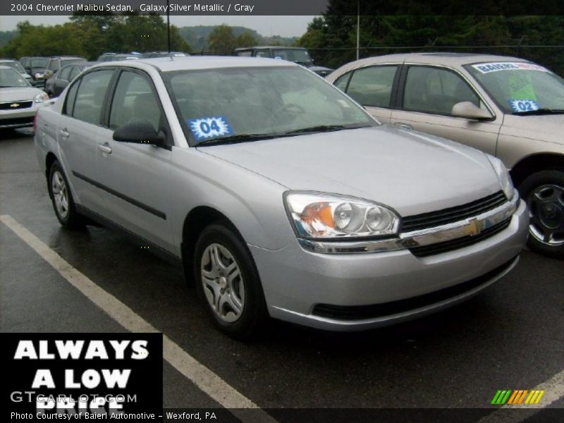 Galaxy Silver Metallic / Gray 2004 Chevrolet Malibu Sedan